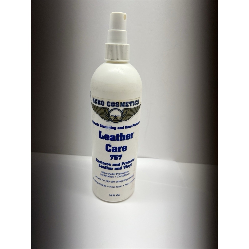 Aero Cosmetics - Aircraft Leather Care Restores and Protects W/sponges & Rag - Picture 5 of 5